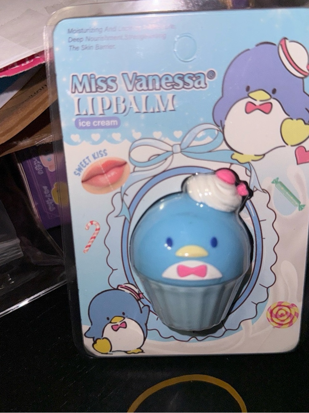 Tuxedo Sam lip balm